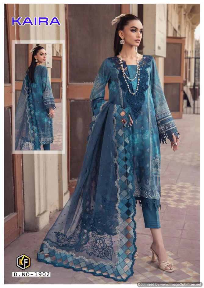 Kaira Vol 19 By Keval Printed Lawn Cotton Pakistani Dress Material Wholesale Price In Surat
